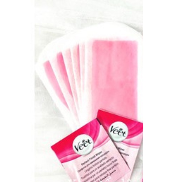 Veet wax Strips Body Veet, Wax ria mép Veet, Miếng dán tẩy lông mặt Veet- Hàng Đức