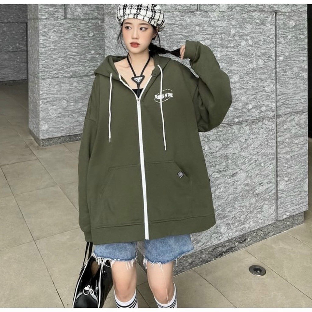ÁO HOODIE - ÁO KHOÁC NỈ NGOẠI Dây full zip  HOOIDE MỚI in mặt cười 2