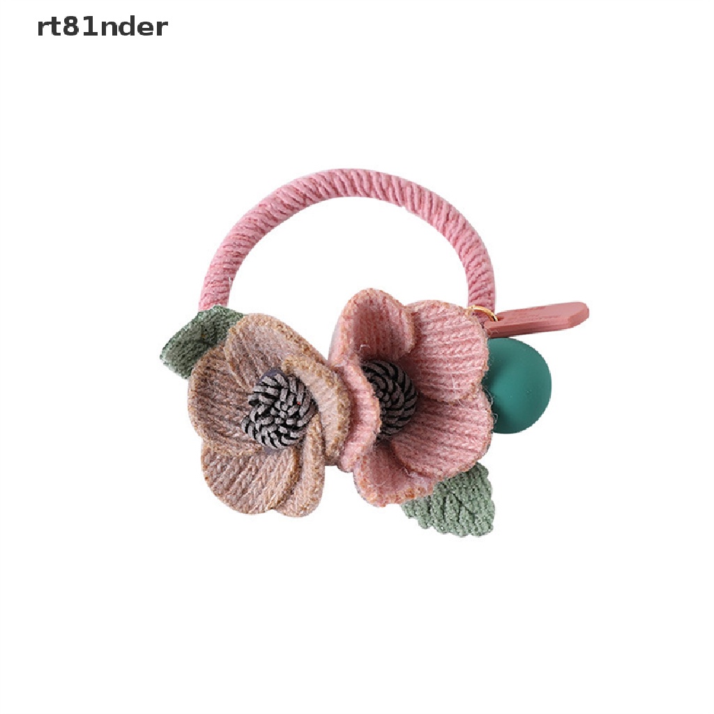 Dây Cột Tóc Co Giãn Hình Hoa Hồng Thời Trang Hàn Quốc Cho Nữ