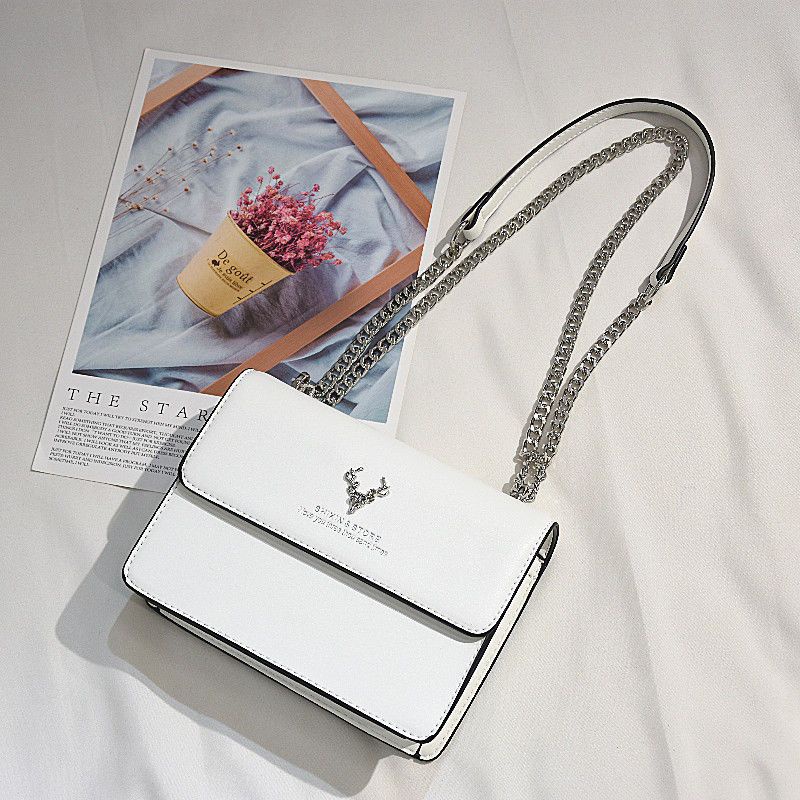 AlphaZ Túi Xách Đeo Vai Hình Vuông Màu Trơn Đa Năng AZ Phối Dây Xích Nhỏ Thời Trang Cao Cấp ins Hợp Xu Hướng Làm Việc Dễ Phối Đồ Và Giản Dị