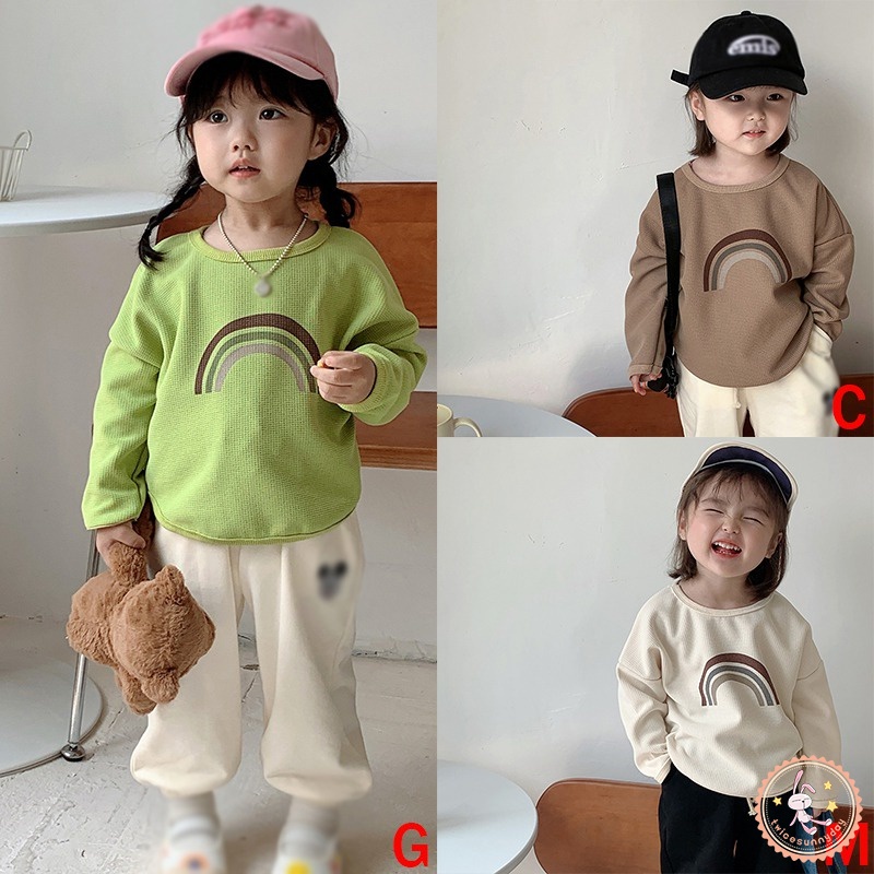 Áo Hoodie Tay Dài Dáng Rộng Họa Tiết Caro Thời Trang Cho Bé Gái