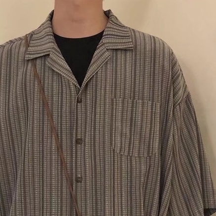 Áo Sơ Mi Nam Tay Ngắn Kẻ Sọc Kiểu Vintage Hàn Quốc Cá Tính Cho áo sơ mi tay dài áo sơ mi nữ form rộng áo sơ mi đẹp áo sơ mi họa tiết