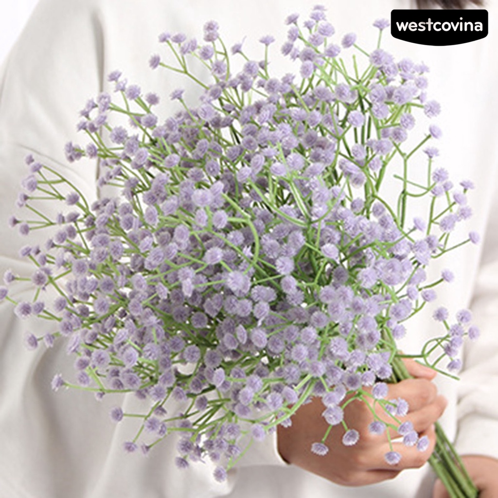 [WEST]⚘Lọ Hoa Gypsophila Giả Bằng Nhựa Dùng Trang Trí Tiệc Cưới