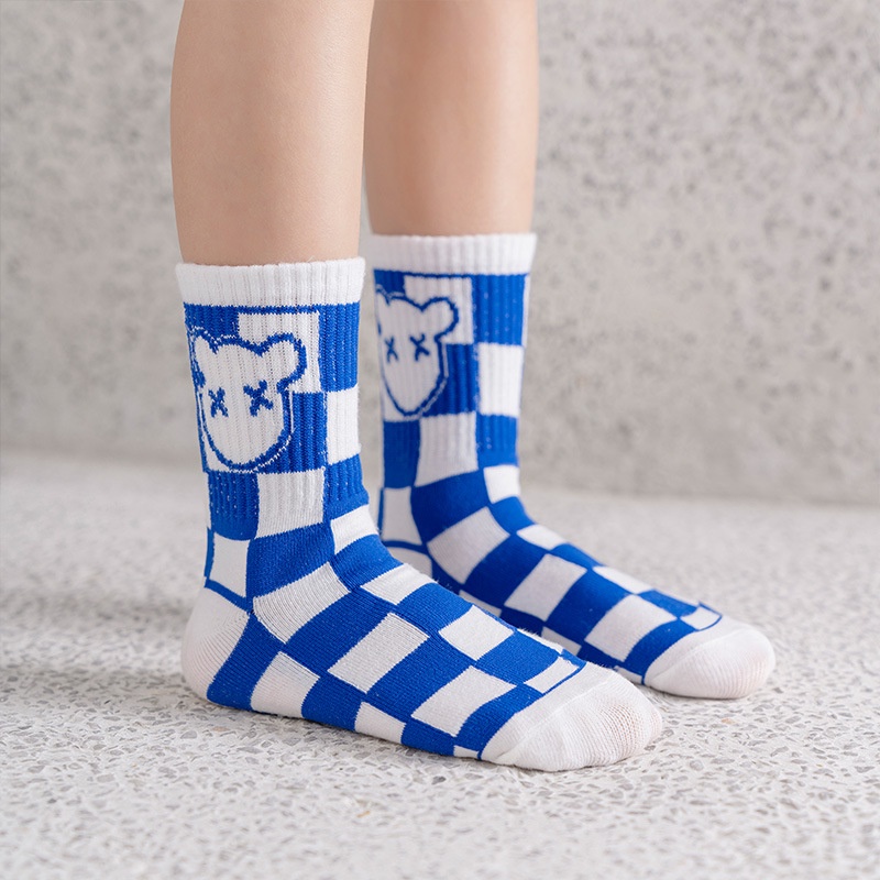 Bộ 5 Đôi Tất Cotton In Hình Gấu KokoroCare Xb-19 2023 Cho Bé Trai Và Bé Gái 1-10 Tuổi