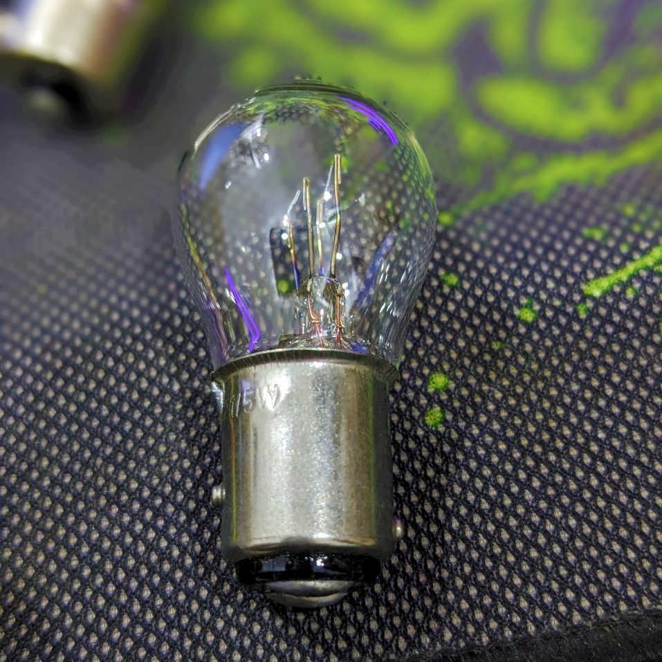 1 bóng đèn 1156 BA15S 1157 BAY15D Halogen đèn hậu đèn phanh ô tô xe máy