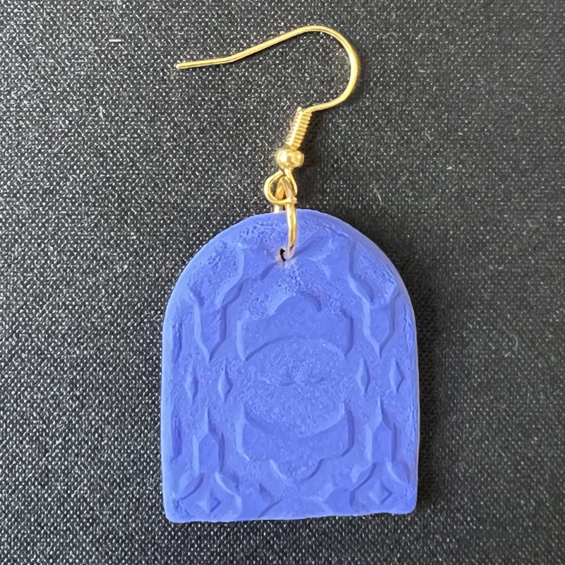 Sa Set 3 Thanh Lăn Bằng Đất Sét Dập Nổi Làm Trang Sức