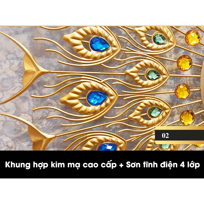 Đồng hồ treo tường trang trí công phượng MOD Decor, Lianzhang mã 618.