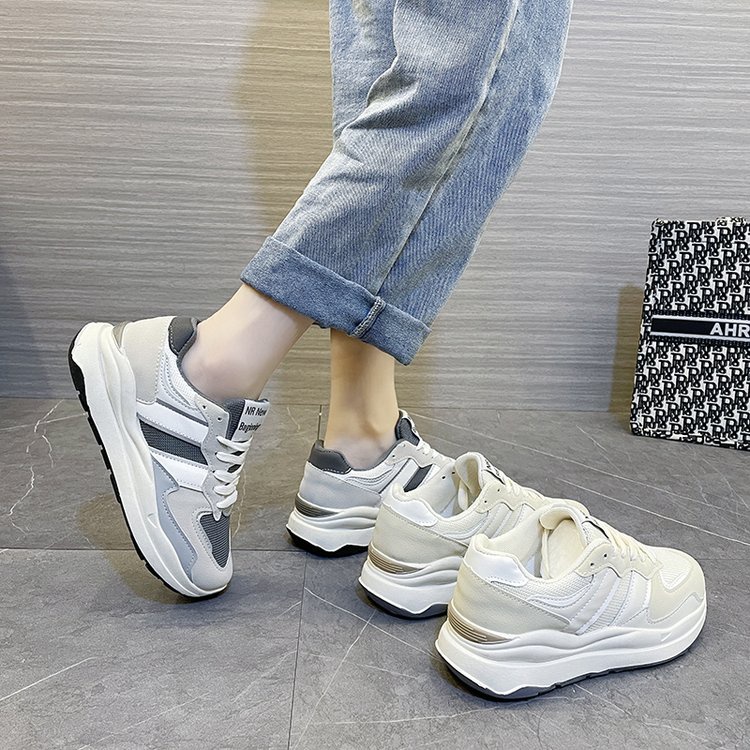 Giày thể thao ulzzang nữ độn đế tăng chiều cao , Giày sneaker ulzzang nữ hot hit giá rẻ đi học đi chơi tập gym