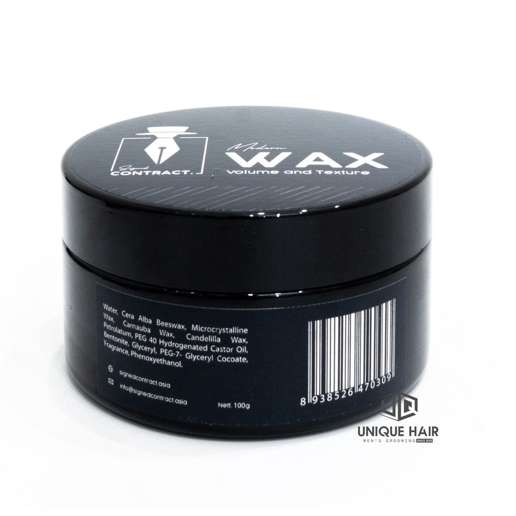 Sáp vuốt tóc Signed Contract Modern Wax 100g - new 2023 - Chính Hãng + Quà Tặng