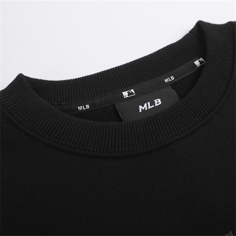 Áo Sweater Thể Thao Vải Cotton Màu Gradient Thêu Logo MLB NY Thời Trang Cho Nam Và Nữ