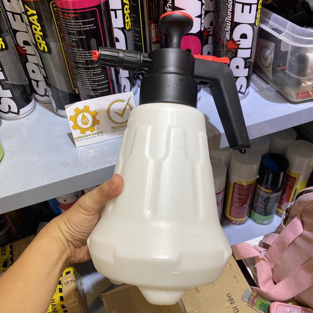 Combo bình xịt bọt tuyết 2L và nước rửa xe không chạm BZ 1L vệ sinh ô tô xe máy tiện lợi nhanh chóng
