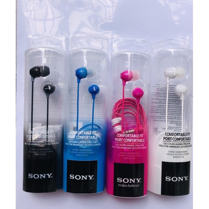 Tai nghe nhét tai Sony MDR-EX15LP  - Hàng Chính Hãng
