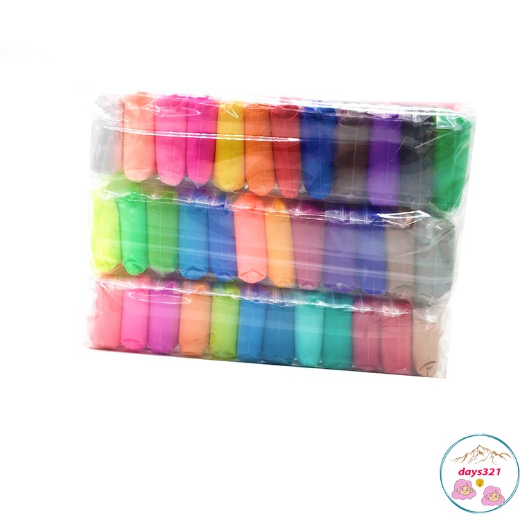 Đất nặn an toàn cho bé 36 màu, đất sét tự khô nặn hình cao cấp siêu nhẹ dành cho trẻ làm butter slime trang trí