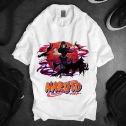 Áo thun mẫu mới cực đẹp NARUTO ITACHI QUẠ , có size bé cho trẻ em / áo thun Anime Manga Unisex Nam Nữ
