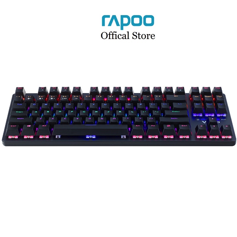 Bàn phím cơ Gaming đa kết nối Rapoo V500 Pro-87 Multimode - Hàng chính hãng - BH 2 năm