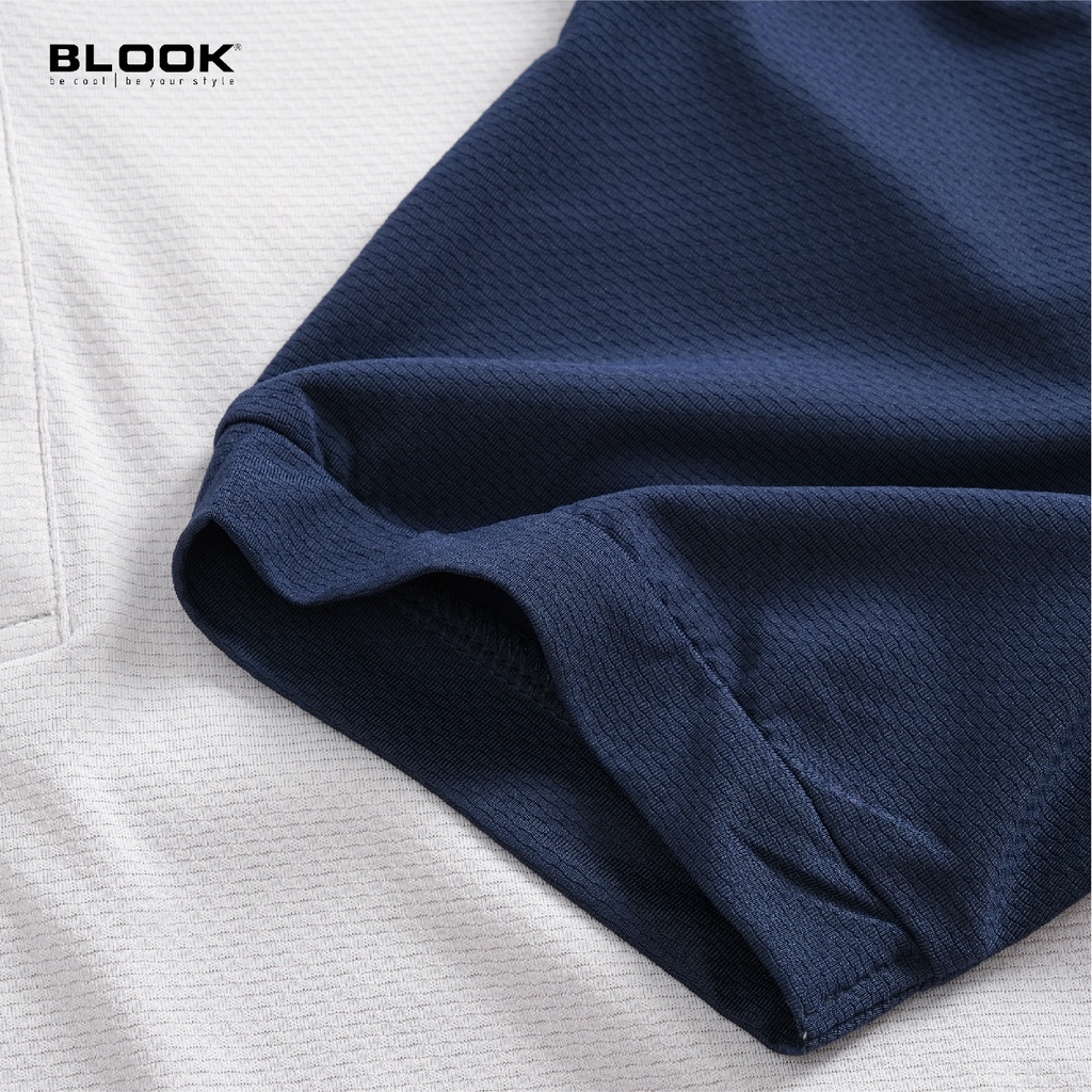 Áo polo thể thao nam BLOOK vải thun mềm, in nhiệt , cotton co giãn 35573