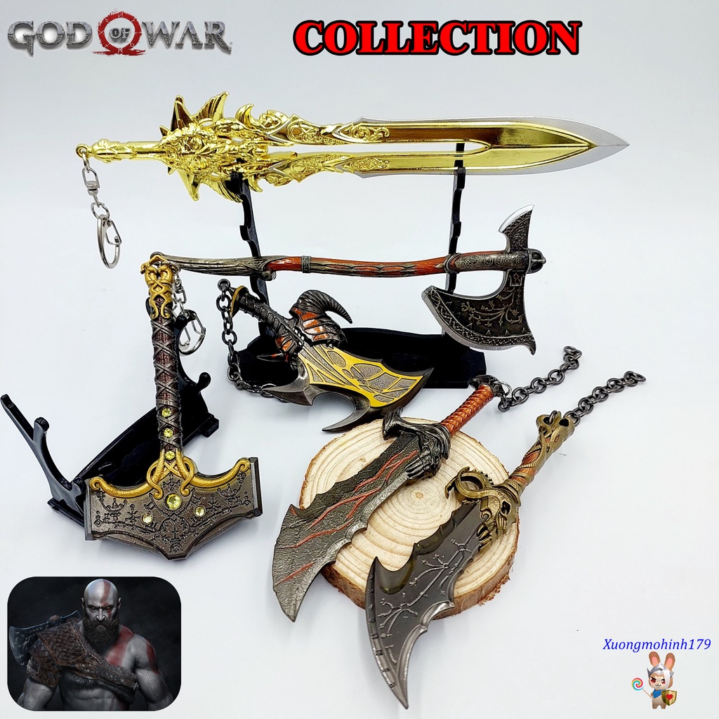 Mô hình Kratos God Of War Ragnarok cao cấp chi tiết sắc nét