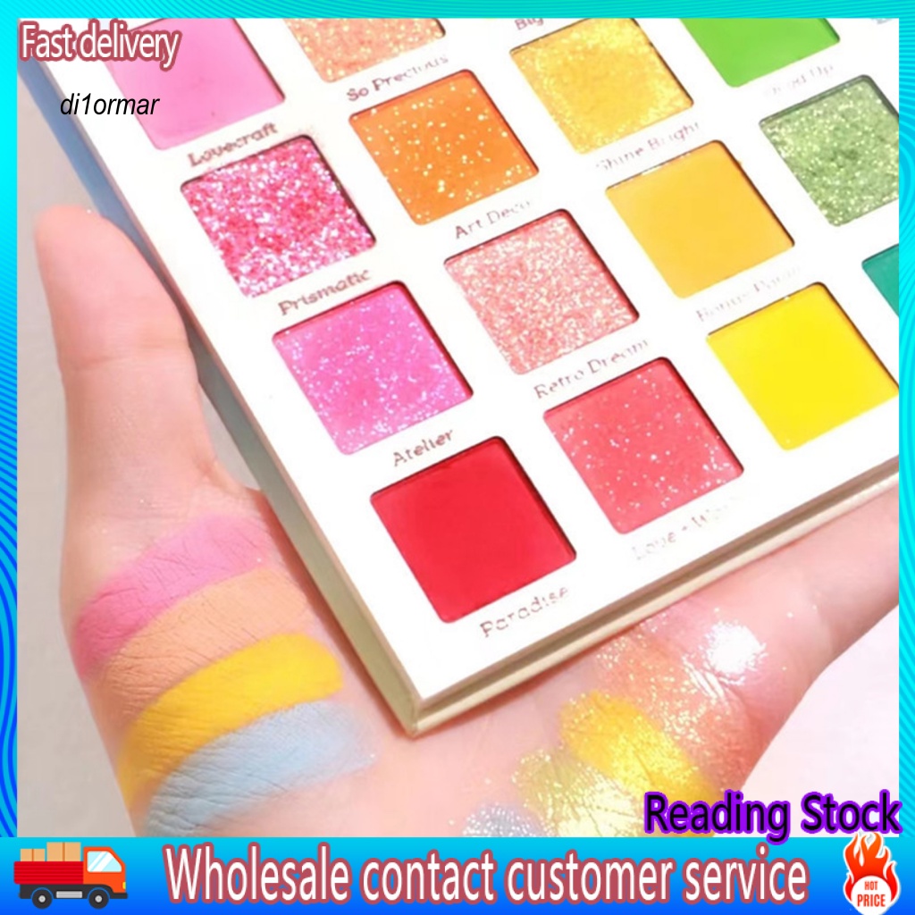 Bảng Phấn Mắt 30 Màu Cầu Vồng Ánh Ngọc Trai Kim Tuyến / Lì Trang Điểm Nhẹ Nhàng Lâu Trôi