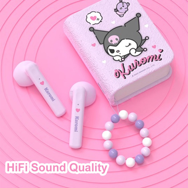 SANRIO Tai Nghe Không Dây Bluetooth 5.0 TWS Giảm Tiếng Ồn Dễ Thương