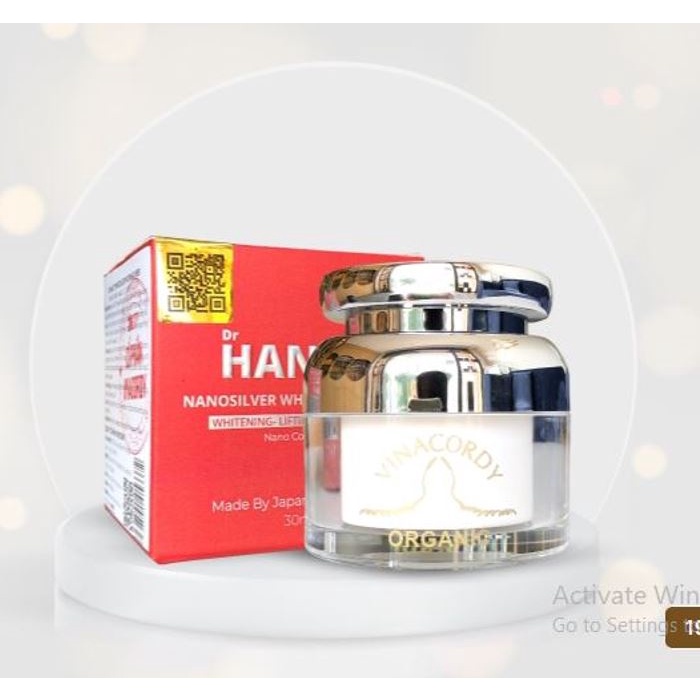 KEM DƯỠNG TRẮNG DA DR.HANCY NANOSILVER WHITENING SUPER 30ML