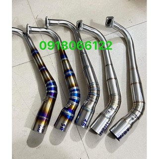 Cổ titan, inox 304 gắn pô độ cho SH, Airblade
