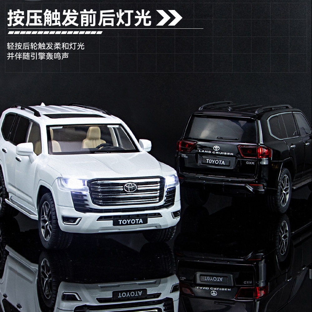 Xe Ô Tô TOYOTA Land Cruiser Đồ Chơi Tỉ Lệ 1 / 24