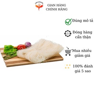 Bún gạo khô loại ngon sản xuất tại làng nghề truyền thống quỳnh côi làm thủ công tại nhà hàng chất lượng gói 500g