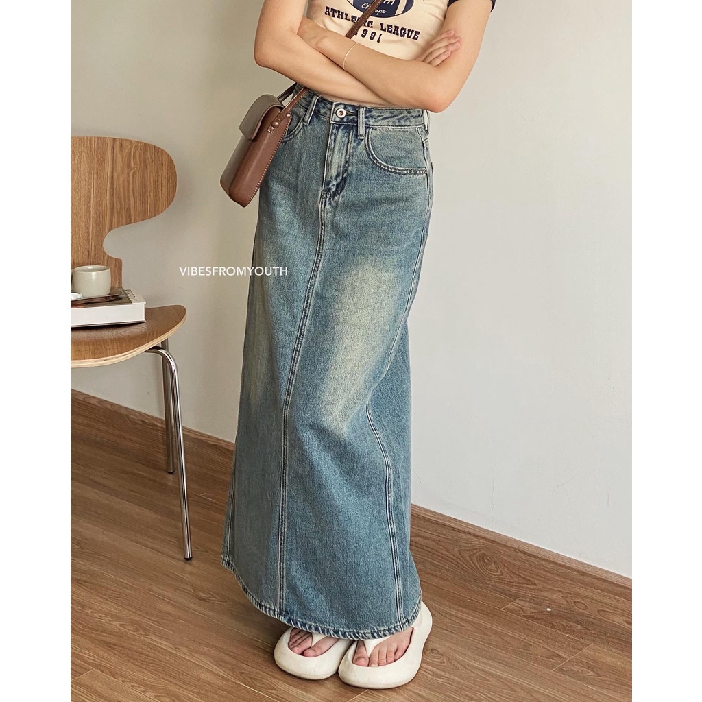 CHÂN VÁY JEAN DÀI_CV599