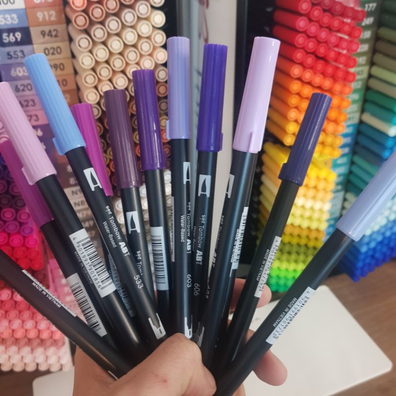 Bút Cọ TOMBOW ABT Dual Brush Pens Tone Màu Tím