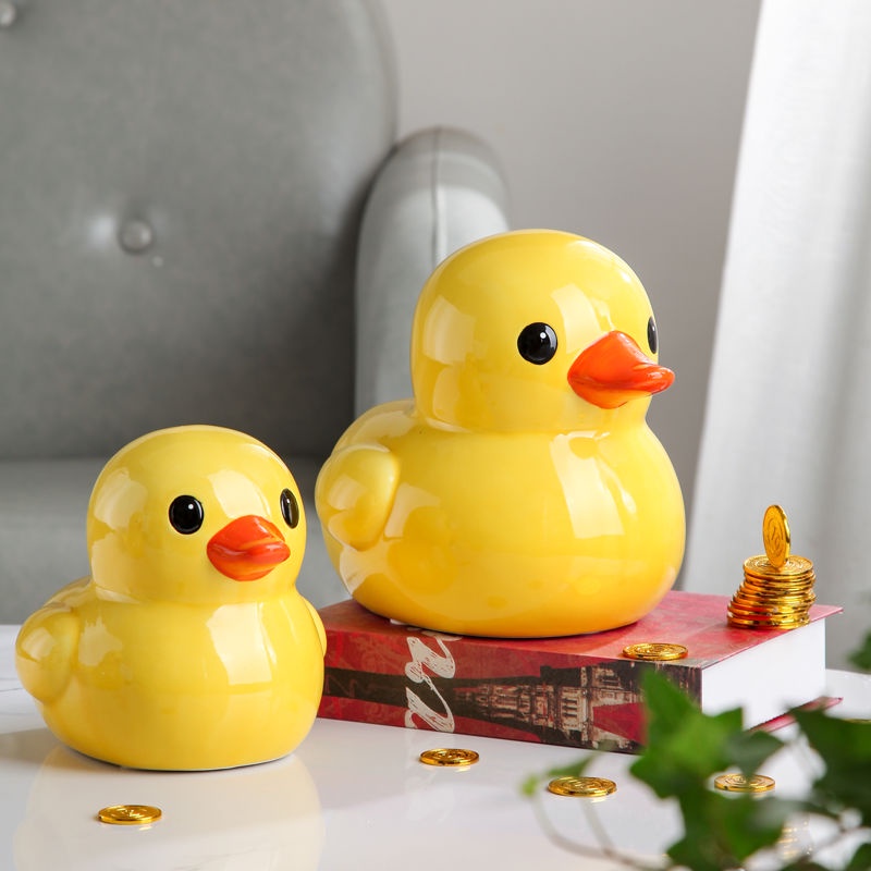 Ống Heo Tiết Kiệm Vịt Con Chỉ Có Thể Vào Và Không Thể Mở Ra Bởi Người Lớn, Có Thể deposit Và Rút Ngân Hàng Dành Cho Bé Gái re