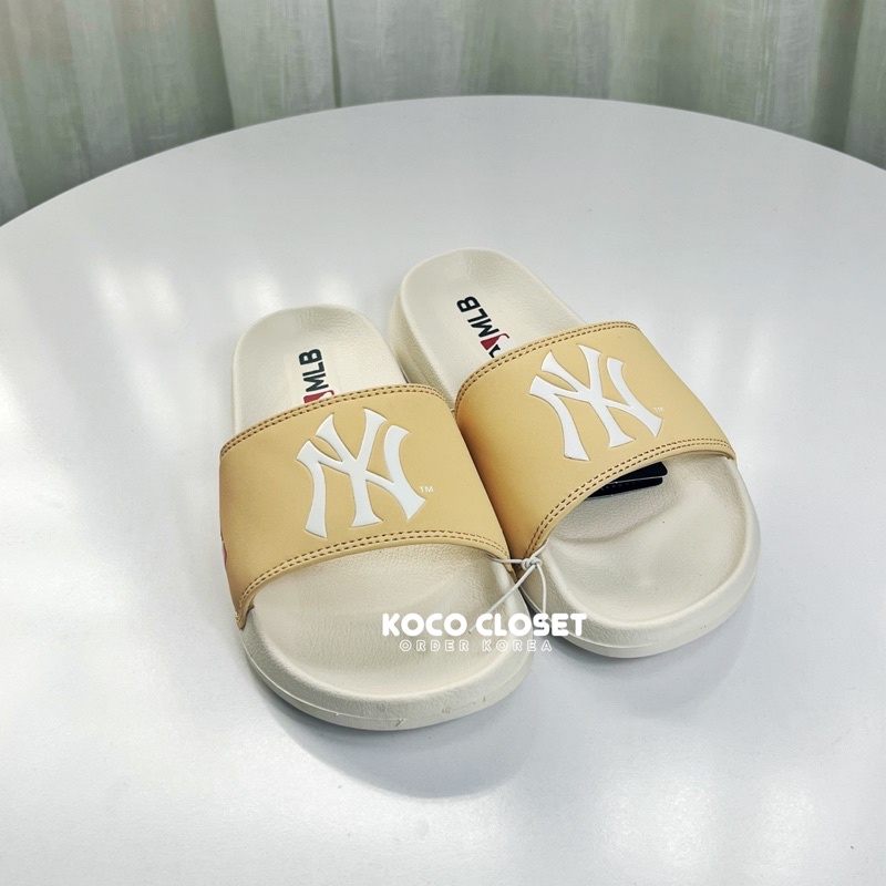 Dép MLB Nội địa quai ngang Classic NY