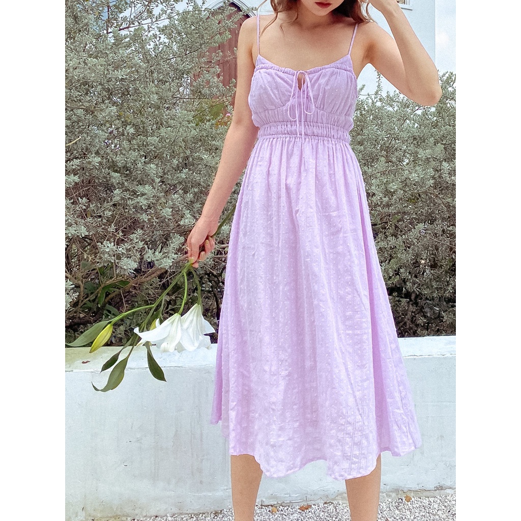 Đầm hai dây tím pastel Rata Dress Gem Clothing SP060692