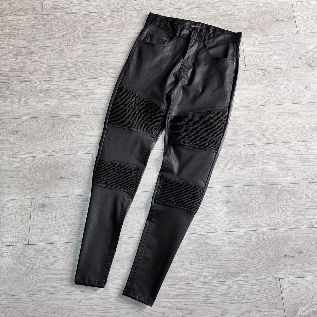 Quần biker dáng skinny ,chất bóng đẹp cao cấp QJ58