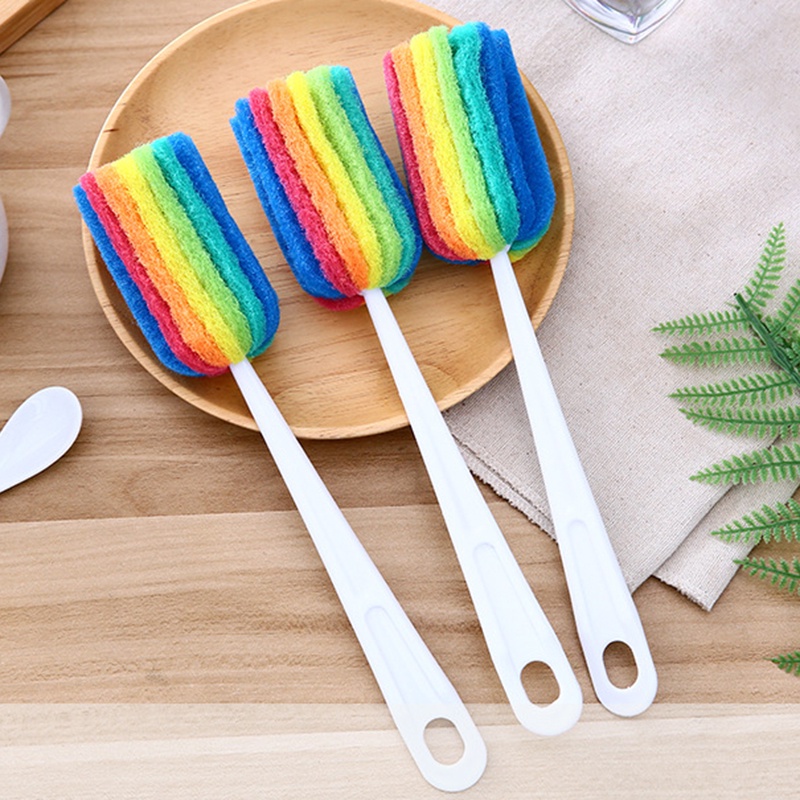 1 Cọ Xốp Vệ Sinh Ly Cốc Có Tay Cầm Tiện Dụng