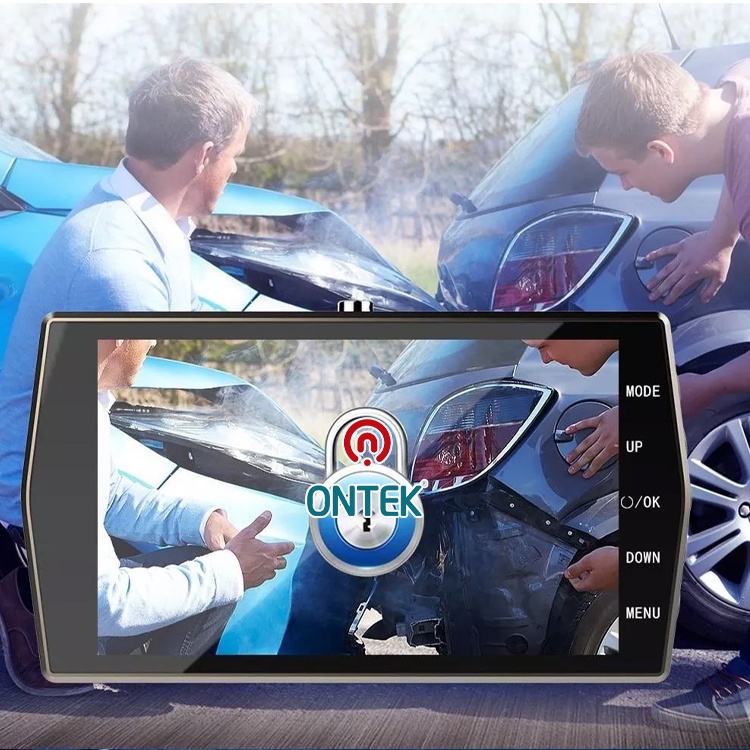 Camera hành trình ô tô ONTEKCO S16 ghi hình trước sau màn hình 4 INH, Tiếng việt chuẩn