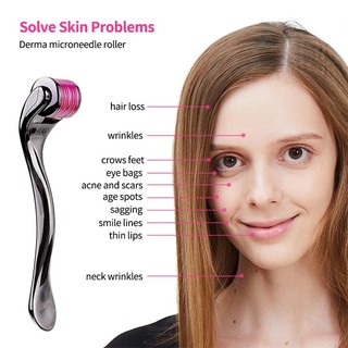Cây Lăn Kim 540 Derma Roller 0.2-2mm Chăm Sóc Da Mặt Và Tóc