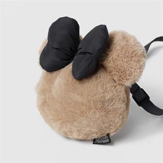 Túi Dis.ney Mickey nơ, túi đeo chéo hàng Zara xuất cho bé sz 11*11cm