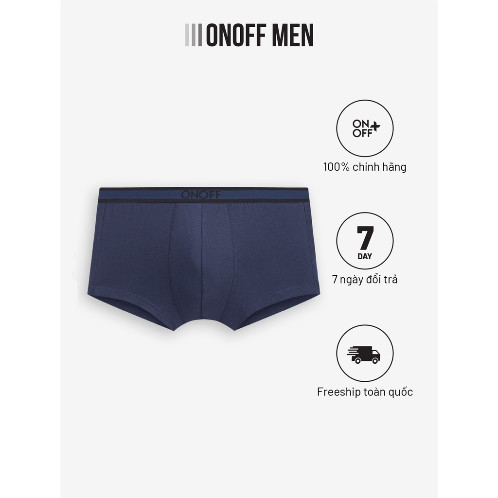 Quần lót nam cotton dáng trunk lưng liền khỏe khoắn 18UO22A004 Chính hãng ONOFF