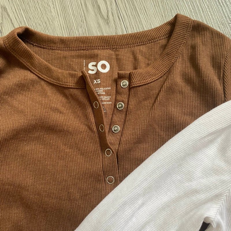 Áo thun tay dài cotton co dãn 0011