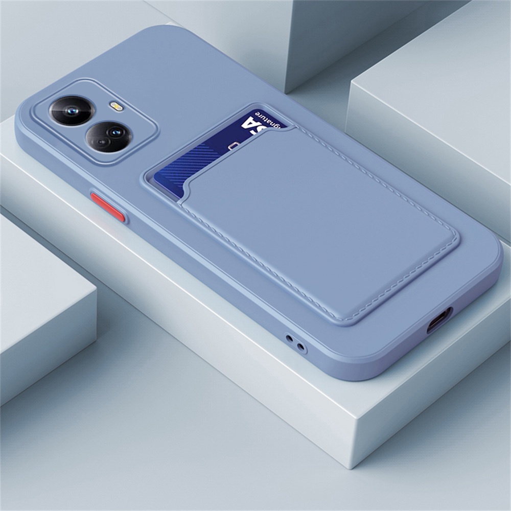 Ốp Điện Thoại Silicon Kèm Ngăn Đựng Thẻ Cho Realme 10 Pro Plus 5G Realmy 10Pro Realme10 4G Pro +