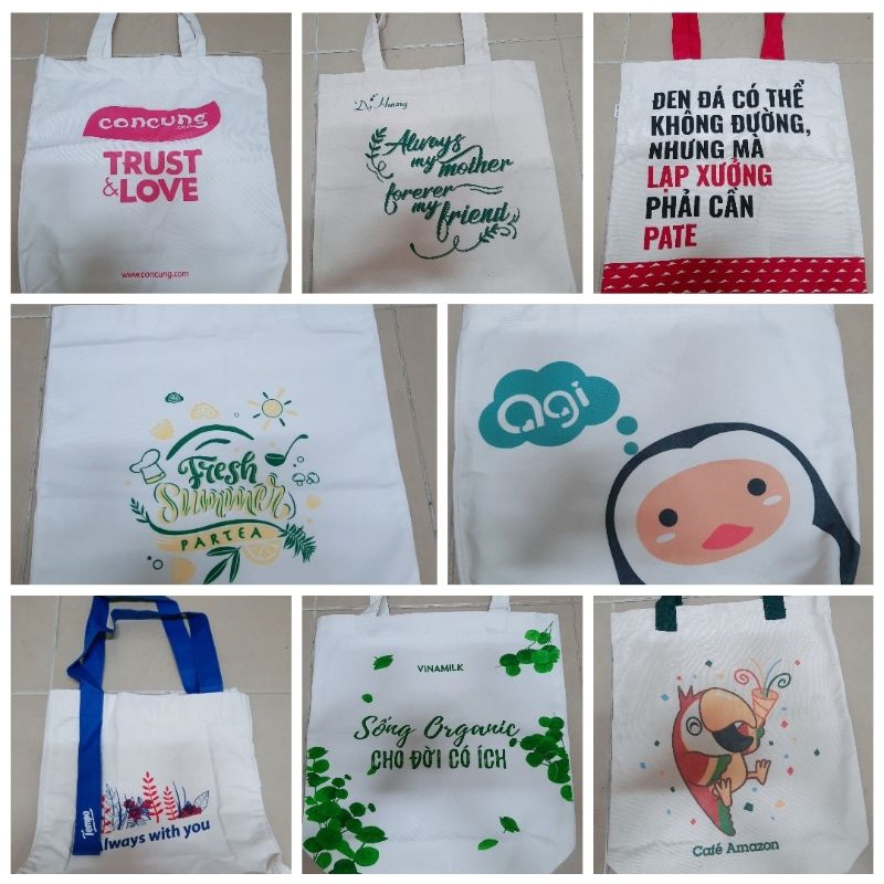 Túi vải/ tole nhiều mẫu (hàng quà tặng)