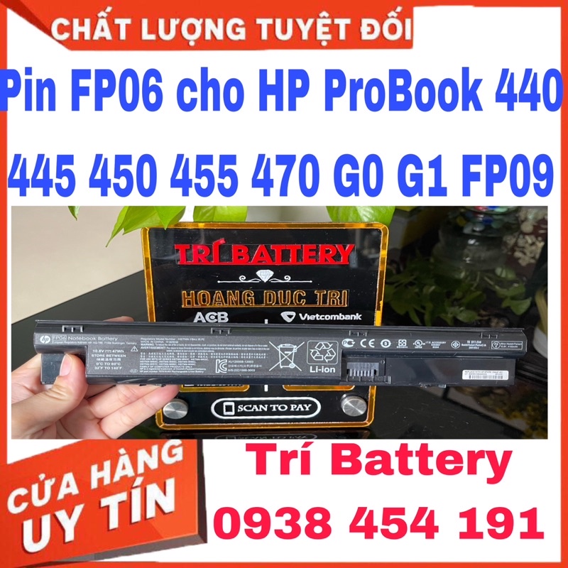 Pin FP06 cho HP ProBook 440 445 450 455 470 G0 G1 FP09