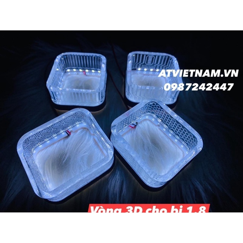Vòng BMW 3D vuông cho bi Led 1.8 - Vòng 3D cho bi Kenzo M18