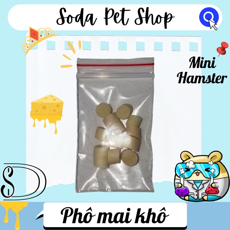 Phô Mai Khô Cho Hamster/Thú Nhỏ