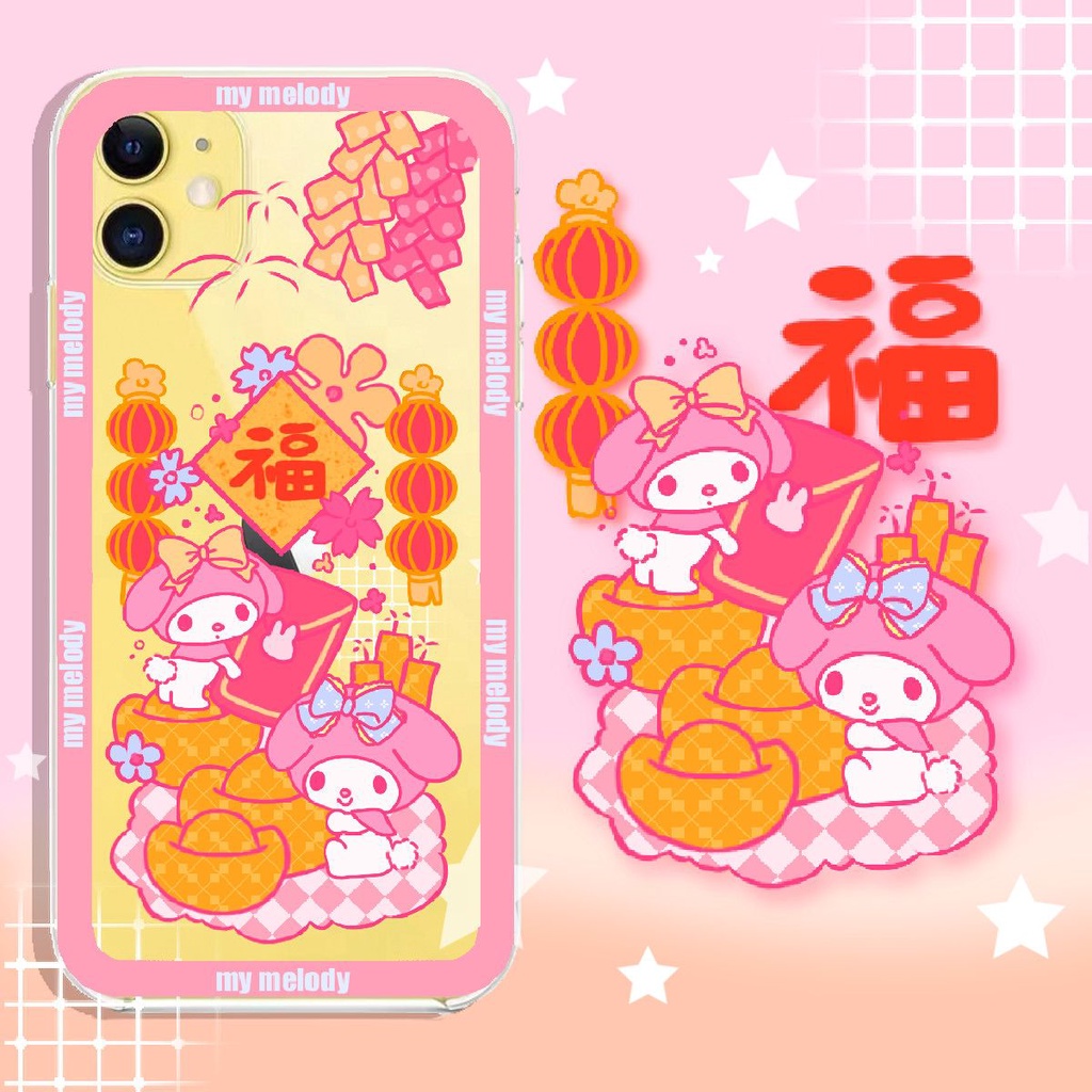 Ốp Điện Thoại TPU Mềm Chống Sốc Hình Hello Kitty Năm Mới 2023 Cho IPhone 14 13 12 PRO 12 mini 11 PRO Max Xs Max XR 6 7 8 Plus SE2020