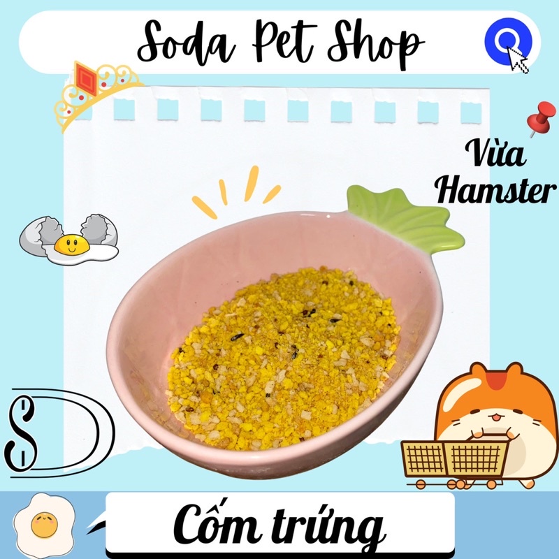 Cốm Trứng Cho Hamster/Thú Nhỏ