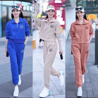 Bộ thể thao thu đông nữ. chất umi bao đẹp. mã h6