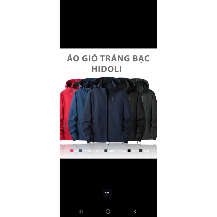 Ao gio 2 lop chong nuoc