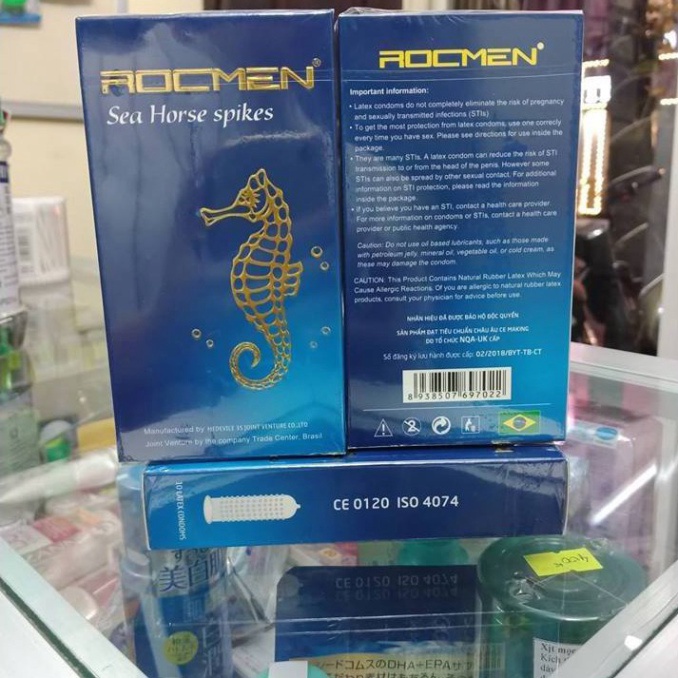 Bao cao su Rocmen Xanh Bạc hà kéo dài thời gian quan hệ