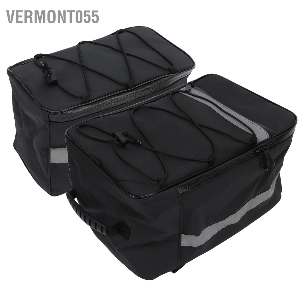 Có thể bán buôn Túi Đựng Đồ Phía Sau Xe Đạp  Phản Quang Chống Nước Dung Lượng Lớn Giá Đỡ Có Che Mưa Cho Đi Ngoài Trời Vermont055 Hàng giao ngay